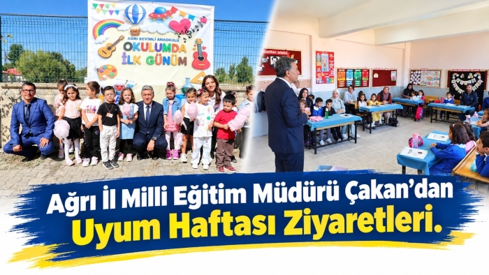 İl Müdürü Çakan Öğrencilerin Uyum Haftası Heyecanına Ortak Oldu